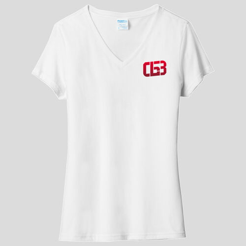 CL63 - Ladies Tri Blend V Neck Tee Thumbnail