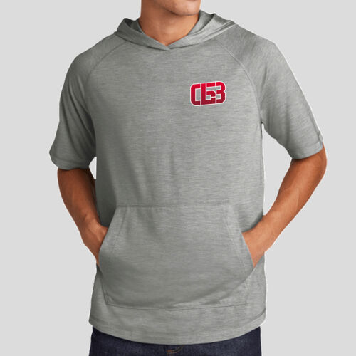 CL63 - ® PosiCharge ® Tri Blend Wicking Short Sleeve Hoodie Thumbnail