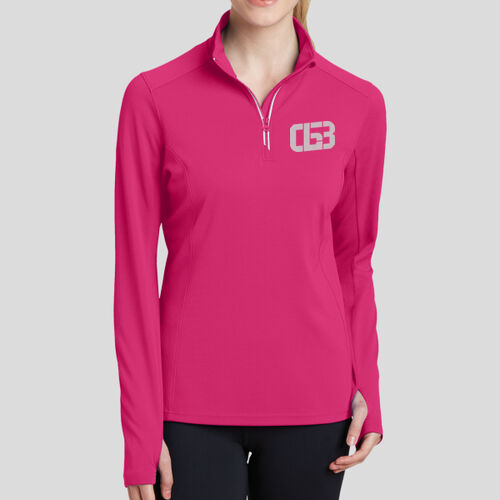 CL63 - Ladies Sport Wick ® Textured 1/4 Zip Pullover Thumbnail
