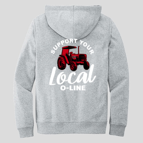 Support Your Local O-Line - Re Fleece ™ Hoodie Thumbnail