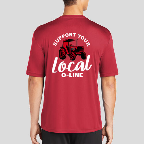 Support Your Local O-Line - PosiCharge ® Competitor™ Tee Thumbnail